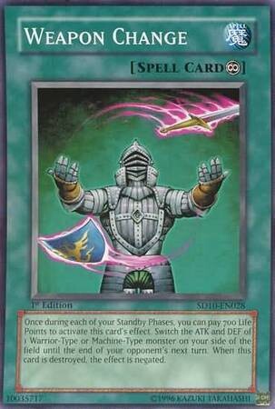 Weapon Change - SD10-EN028 - Common 1st Edition Structure Deck: Machine Re-Volt 1st Edition Singles