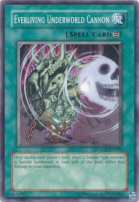 Everliving Underworld Cannon - CSOC-EN060 - Common Unlimited Crossroads of Chaos [CSOC] Unlimited Singles