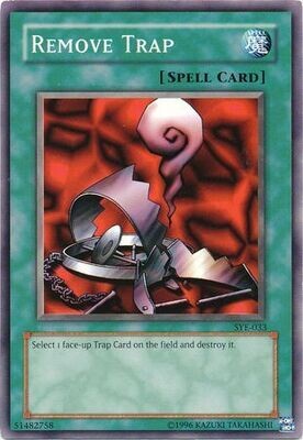 Remove Trap - SYE-033 - Common Unlimited Starter Deck: Yugi Evolution [SYE] Unlimited Singles