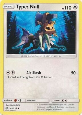 Type: Null - 183/236 - Uncommon
Sun &amp; Moon: Cosmic Eclipse Singles (Español)