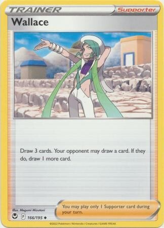 Wallace - 166/195 - Uncommon
Sword &amp; Shield: Silver Tempest Singles