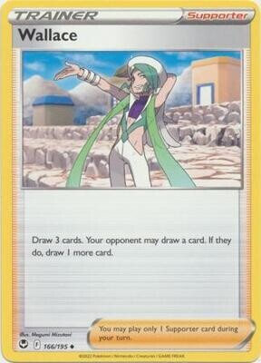 Wallace - 166/195 - Uncommon
Sword &amp; Shield: Silver Tempest Singles