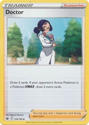 Doctor - 134/198 - Uncommon Sword &amp; Shield: Chilling Reign Singles (Español)