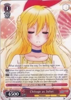 SH Chitoge as Juliet - NISEKOI -False Love- (NK/W30)
NISEKOI -False Love-