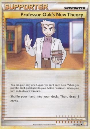 Professor Oak&#39;s New Theory - 101/123 - Uncommon
Heart Gold Soul Silver (Base Set) Singles