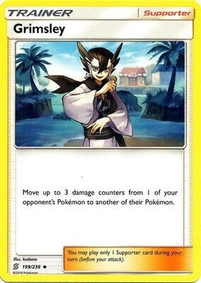 Grimsley - 199/236 - Uncommon Sun &amp; Moon: Unified Minds Singles (Español)