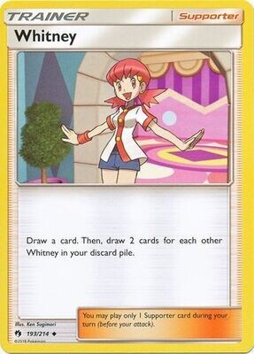 Whitney - 193/214 - Uncommon
Sun &amp; Moon: Lost Thunder Singles