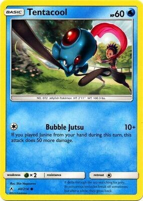 Tentacool - 40/214 - Common
Sun &amp; Moon: Unbroken Bonds Singles
