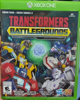 SJ Transformers Battlegrounds Xbox One Usado Completo