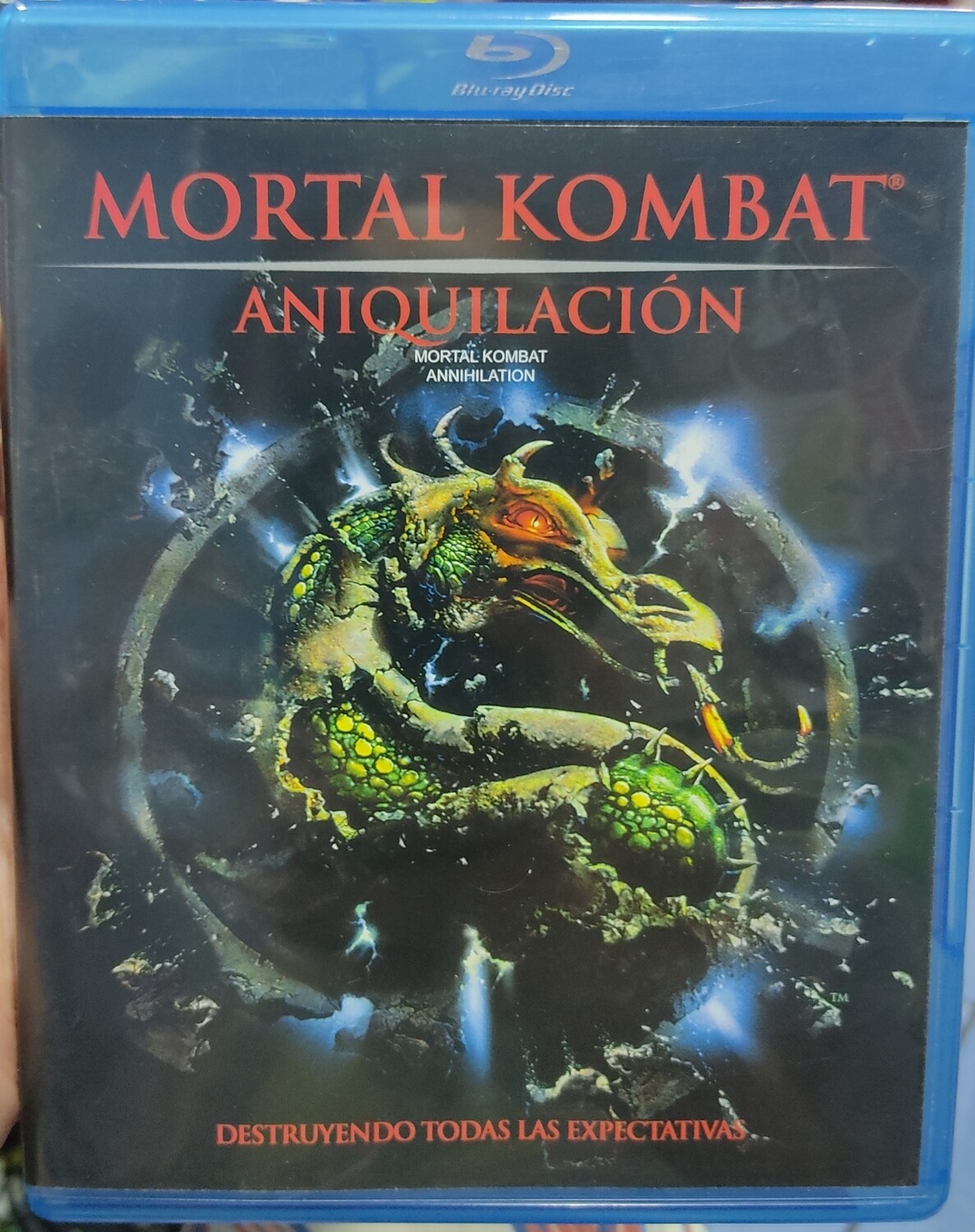 SJ Mortal Kombat Aniquilacion Blu Ray Original Usado Completo