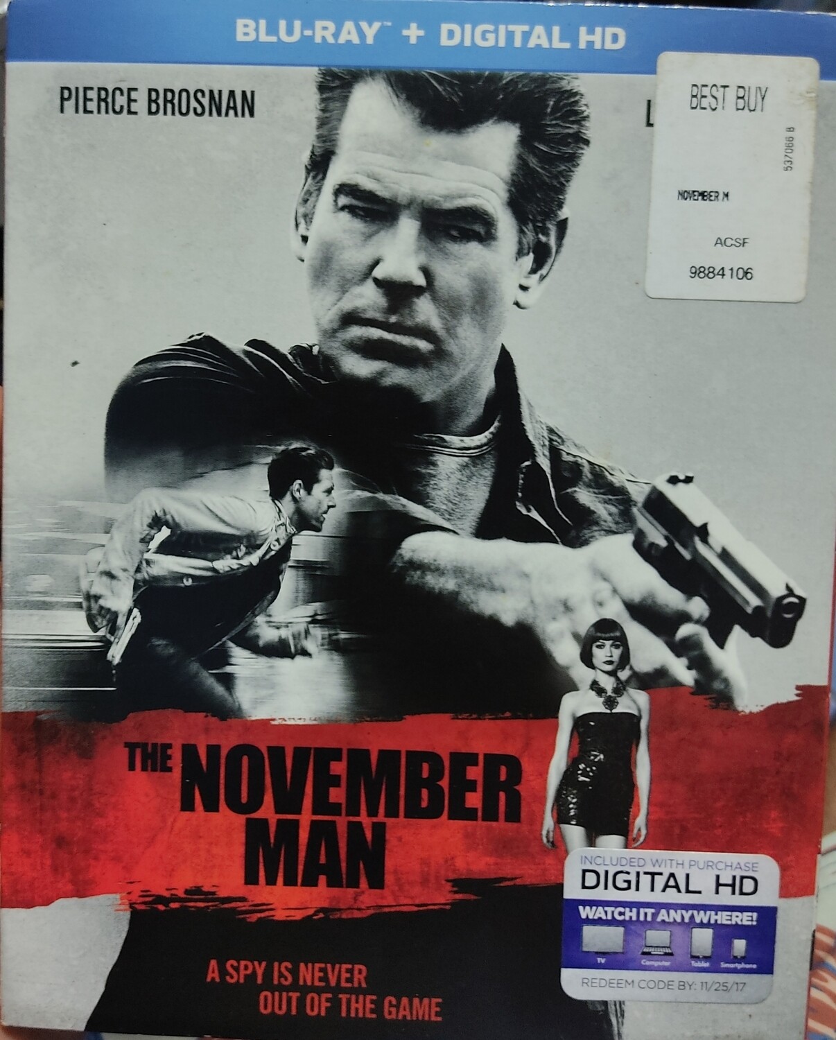 SJ The November Man Blu Ray Original Usado Completo