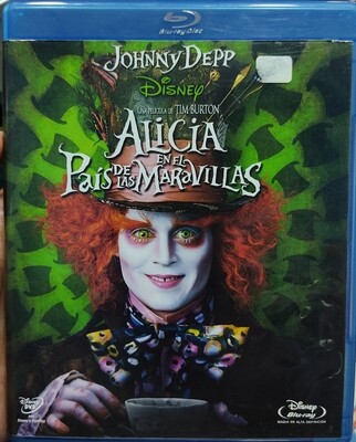 SJ Alicia en El Pais de las Maravillas Blu Ray Original Usado Completo