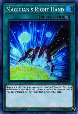 Magician&#39;s Right Hand - INCH-EN057 - Super Rare 1st Edition The Infinity Chasers Singles