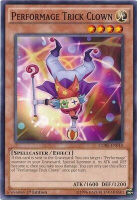 GA Performage Trick Clown - CORE-EN018 - Common 1st Edition Clash of Rebellions 1st Edition Singles