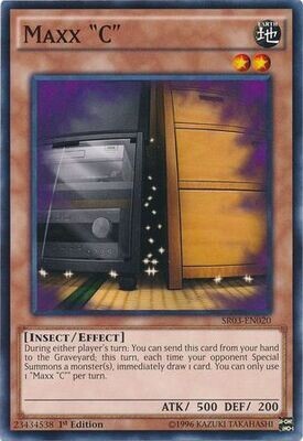Maxx &quot;C&quot; - SR03-EN020 - Common 1st Edition
Structure Deck: Machine Reactor 1st Edition Singles