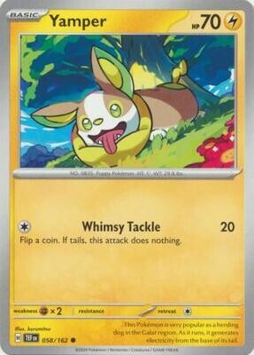 Yamper - 058/162 - Common Scarlet &amp; Violet: Temporal Forces Singles
