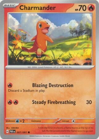 GA Charmander - 007/091 - Common
Paldean Fates Singles