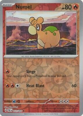GA Numel - 011/091 - Common Reverse Holo
Paldean Fates Reverse Holo Singles