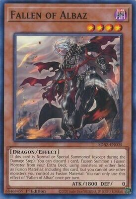 Fallen of Albaz - SDAZ-EN004 - Common 1st Edition Structure Deck: Albaz Strike 1st Edition Singles