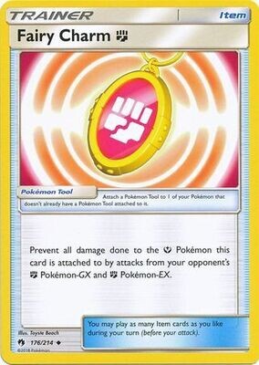 Fairy Charm (Fighting) - 176/214 - Uncommon
Sun &amp; Moon: Lost Thunder Singles