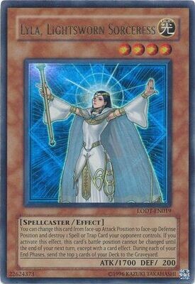 Lyla, Lightsworn Sorceress - LODT-EN019 - Ultra Rare Unlimited
Light of Destruction [LODT] Unlimited Singles
