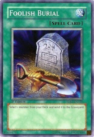 Foolish Burial - SDRL-EN020 - Common 1st Edition
Structure Deck: Rise of the Dragon Lord 1st Edition Singles