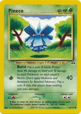 Pineco - 61/75 - Common Unlimited
Neo Discovery Unlimited Singles