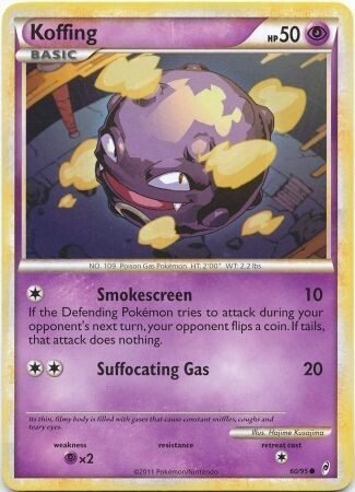 Koffing - 60/95 - Common
Call of Legends Singles
