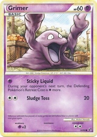 Grimer - 50/90 - Common
HGSS - Undaunted Singles