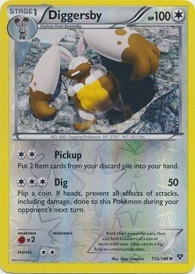 Diggersby - 112/146 - Uncommon Reverse Holo
XY (Base Set) Reverse Holo Singles