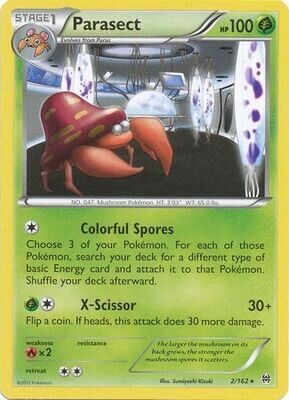 Parasect - 2/162 - Rare XY: Breakthrough Singles