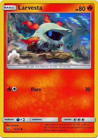 Larvesta - 12/73 - Common
Shining Legends Singles
