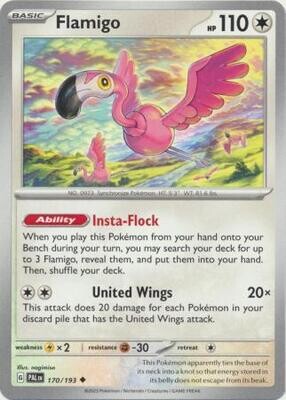 Flamigo - 170/193 - Uncommon Scarlet &amp; Violet: Paldea Evolved Singles