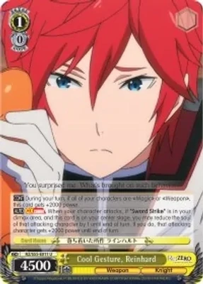SH Cool Gesture, Reinhard - Re:ZERO Vol.2 (RZ/S55)
Re:ZERO Vol.2