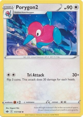 Porygon2 - 117/198 - Uncommon
Sword &amp; Shield: Chilling Reign Singles