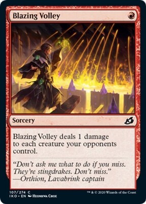 Blazing Volley 107/274 Ikoria: Lair of Behemoths Singles (espanol)