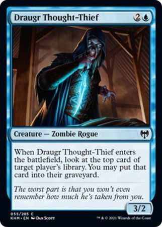 Draugr Thought-Thief 055/285 Kaldheim Singles (Español)