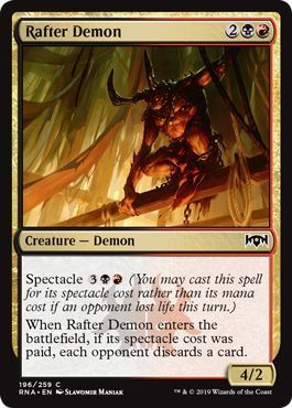 Rafter Demon 196/259 Ravnica Allegiance Singles (Español)