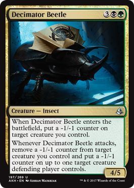 Decimator Beetle 197/269 - Amonkhet Singles (Español)