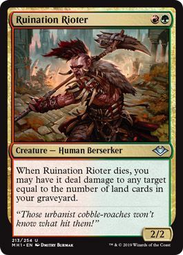 Ruination Rioter 213/254 Modern Horizons Singles