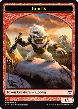 Goblin Token 006 - DTK
Dragons of Tarkir Singles (Español)