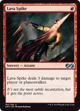 Lava Spike 136/254
Ultimate Masters Singles