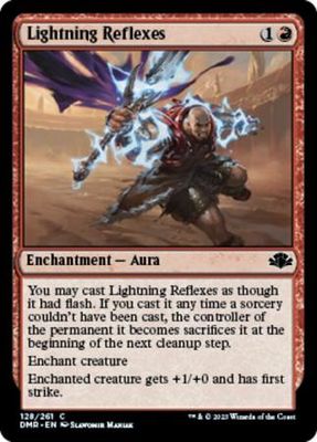 Lightning Reflexes 128/261 Dominaria Remastered Singles