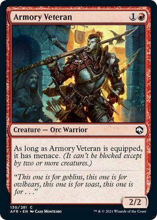 Armory Veteran 130/281
Adventures in the Forgotten Realms Singles(Español)