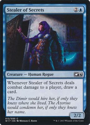 Stealer of Secrets - 13/30 - W17 Promo
Welcome Deck 2017 English Singles (Español)