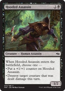 Hooded Assassin 073/185
Fate Reforged Singles