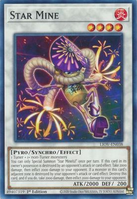 Star Mine - LIOV-EN038 - Common 1st Edition Lightning Overdrive: LIOV 1st Edition Singles -español-