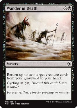 Wander in Death 115/269 - Amonkhet Singles