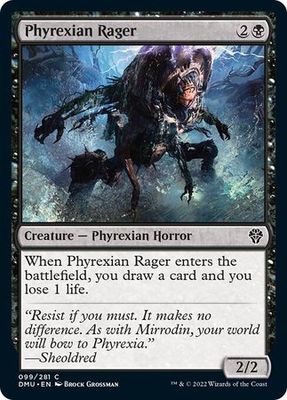 Phyrexian Rager 099/281 Dominaria United Singles
