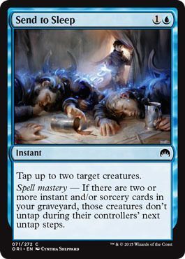 Send to Sleep 071/272 Magic Origins Singles(Español)